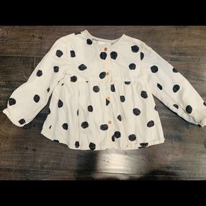 ZARA long sleeve button shirt